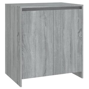 vidaXL Buffet Sonoma gris 70x41x75 cm Bois d'ingénierie