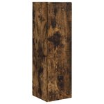 vidaXL Ensemble meuble TV 4 Pièces Chêne fumé Bois d'ingénierie