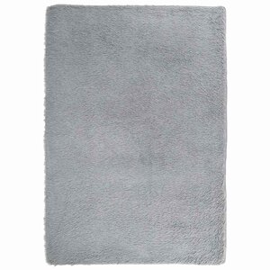 vidaXL Tapis shaggy à poils longs NAVARRA gris clair 160x230 cm