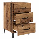 vidaXL Cabinet de chevet Bois ancien 40 x 40 5 x 66 cm
