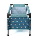 Bayer Chic 2000 652-18 - Lit de voyage pour poupées Sternchen turquoise