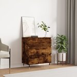 vidaXL Buffet Chêne fumé 60x35x70 cm Bois d'ingénierie