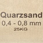 vidaXL Sable filtrant 25 kg 0 4-0 8 mm