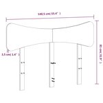 vidaXL Tête de lit 135 cm bois massif de pin
