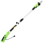 vidaXL Tronçonneuse électrique à perche télescopique 25 cm 710 W