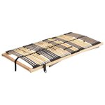 vidaXL Sommier à lattes électrique avec 42 lattes 7 zones 80x200 cm