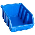 vidaXL Bacs de rangement empilables 20 Pièces bleu plastique