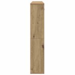 vidaXL Armoire Miroir avec étagère chêne artisanal 91 x 15 x 76.5 cm