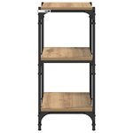 vidaXL Bibliothèque chêne artisanal 40 x 33 x 70 5 cm