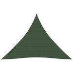 vidaXL Voile d'ombrage 160 g/m² Vert foncé 5x5x5 m PEHD