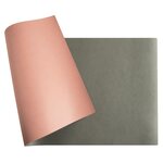 Sous Main Souple Pu Bicolore - 35x60cm - Nude/gris - Exacompta
