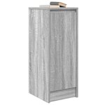 vidaXL Buffet sonoma gris 29 5x34x76 cm bois d'ingénierie