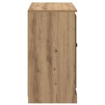 vidaXL Buffet Chêne artisanal 70 x 35 5 x 67 5 cm Bois d'ingénierie