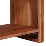vidaXL Étagère 3 Pièces Marron 80 x 30 x 110 cm Bois d'acacia massif