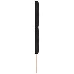 vidaXL Tête de lit capitonnée noire avec boutons en cristal - 200 cm en velours