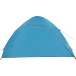 vidaXL Tente familiale à dôme 6 personnes bleu imperméable