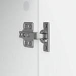 vidaXL Meuble TV Blanc 102 x 34 5 x 47 cm Bois d'ingénierie