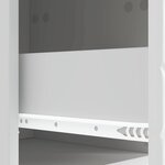 vidaXL Armoire à tiroirs Blanc 66 x 34 5 x 90 cm Bois d'ingénierie