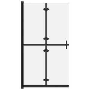 vidaXL Paroi de douche pliable Verre ESG dépoli 100x190 cm
