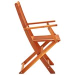 vidaXL Ensemble à manger d'extérieur pliable 7 Pièces Bois d'eucalyptus