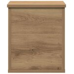 vidaXL Boîte de Rangement chêne artisanal 30 x 35 x 35 cm