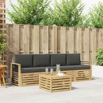 vidaXL Ensemble de canapés d'extérieur 5 pc