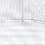 vidaXL Serre avec cadre en acier blanc 48 m² 12x4x2 m