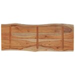 vidaXL Dessus de table 80x40x2 5 cm rectangulaire bois massif acacia