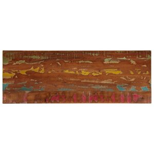 vidaXL Dessus de table 140x50x2 5cm rectangulaire bois massif récupéré