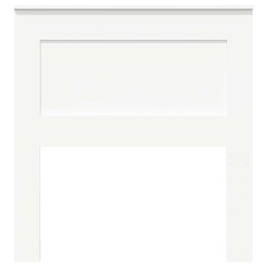 vidaXL Tête de lit avec tête de lit Blanc 80 cm Bois d'ingénierie