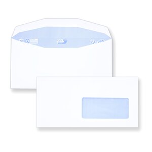 Lot de 1000 Enveloppes postales C6/C5 mécanisables avec fenêtre