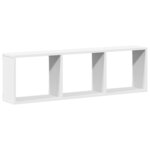 vidaXL Armoire murale 100x16x30 cm blanc bois d'ingénierie