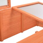 vidaXL Serre Bois 100x50x34 cm