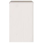 vidaXL Cabinet de chevet avec tiroir Drammen Blanc 45 x 35 x 56 cm
