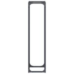 vidaXL Portant de bois chauffage anthracite 25x25x100 cm