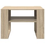 vidaXL Table basse Chêne Sonoma 66 x 53 x 45 cm Bois d'ingénierie