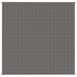 vidaXL Couverture lestée Gris 200x200 cm 13 kg Tissu