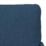 vidaXL Canapés avec coussin 110cm Bleu Contreplaqué