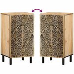 vidaXL Armoire latérale 40x33x75 cm bois massif de manguier