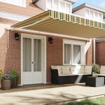vidaXL Auvent Rétractable Multicolore 500 × 300 cm