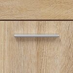 vidaXL Armoire de bain avec miroir chêne sonoma bois d'ingénierie