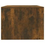 vidaXL Table basse chêne fumé 102x55x42 cm bois d'ingénierie