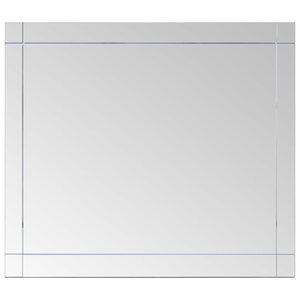 vidaXL Miroir mural 100x60 cm Verre