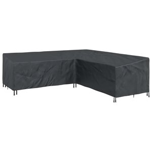 vidaXL Housse pour meubles Noir 270 x 270 x 80 cm Tissu Oxford 600D