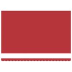 vidaXL Auvent Rétractable with Rouge 500 × 300 cm tissu