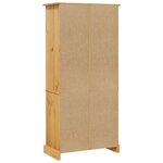 vidaXL Bibliothèque 5 niveaux Gamme Corona Pin mexicain 80x40x170 cm