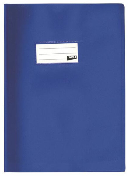 Lot De 10 X Protege Cahier Pvc 19/100 21X29 7 Bleu
