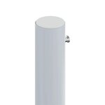 vidaXL Auvent latéral rétractable Crème 200x600 cm