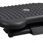 vidaXL Repose-pieds Noir 46x34 5x11 cm
