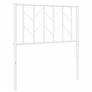 vidaXL Tête de lit de remplacement métal blanc 75 cm